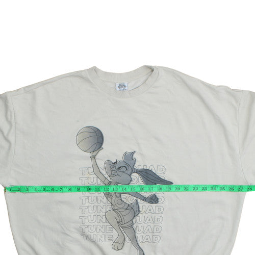 George Women’s Beige Space Jam Tune Squad Sweatshirt L 16-18