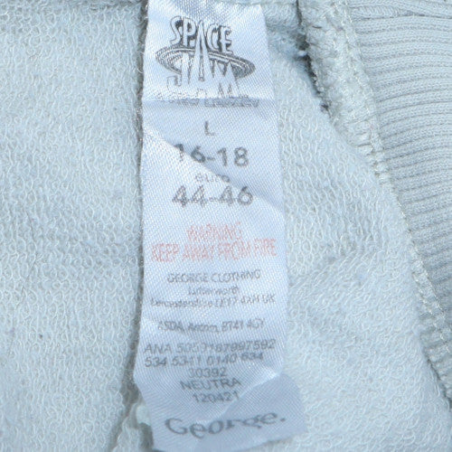 George Women’s Beige Space Jam Tune Squad Sweatshirt L 16-18