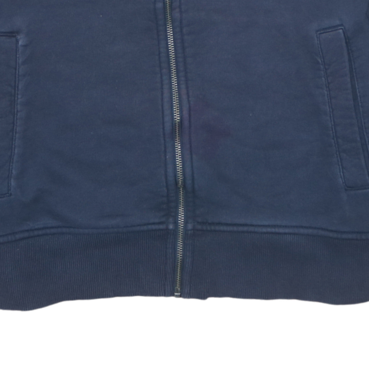 Tommy Hilfiger Men's Navy Blue L Track Jacket Cotton Zip Up