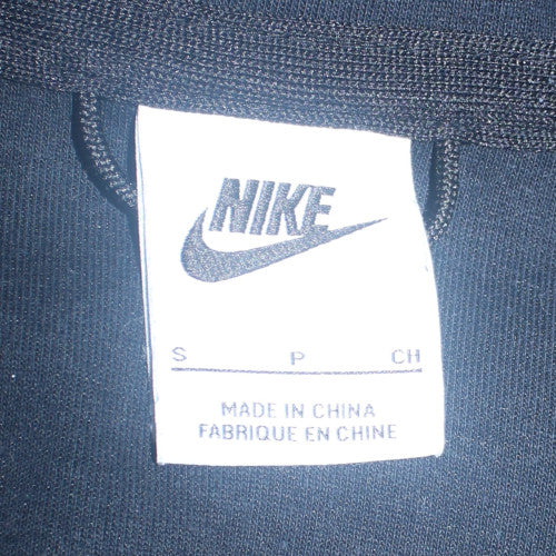 Nike Men's Black Full Zip Hoodie Size S Fleece Sportswear