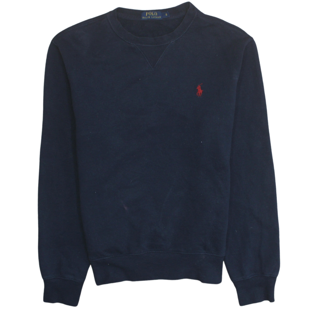 Ralph Lauren Men Blue Crew Neck Pullover Sweatshirt Size S