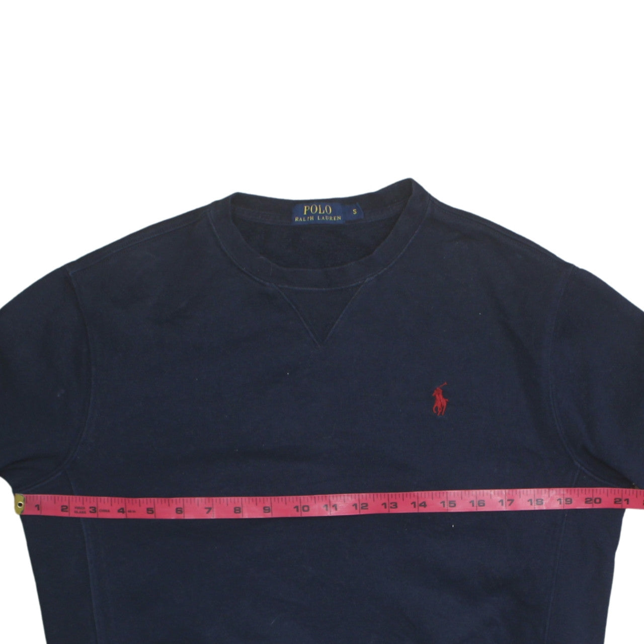 Ralph Lauren Men Blue Crew Neck Pullover Sweatshirt Size S