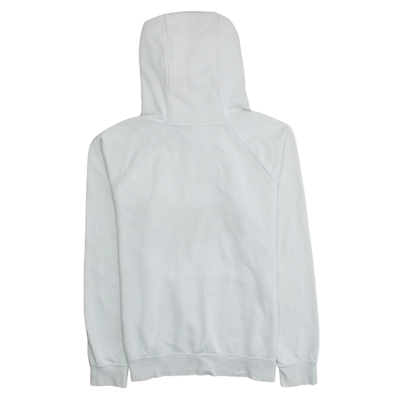 Nike Men's White Pullover Hoodie M Sports Logo Fleece Regular Fit