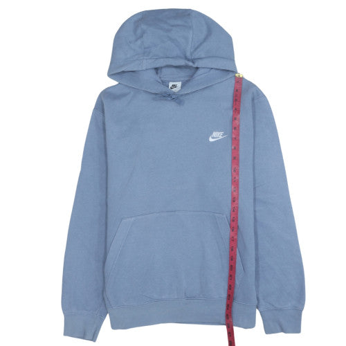 Nike Men's Blue Pullover Hoodie M Regular Fit Fleece Sweatshirt