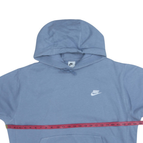 Nike Men's Blue Pullover Hoodie M Regular Fit Fleece Sweatshirt