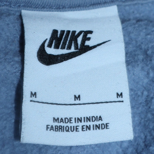 Nike Men's Blue Pullover Hoodie M Regular Fit Fleece Sweatshirt