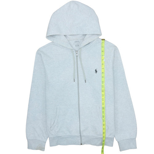 Polo Ralph Lauren Men’s Grey Full Zip Hoodie Size M Regular Fit