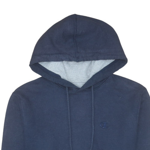 Champion Men's Blue Pullover Hoodie Size S Fleece Regular Fit