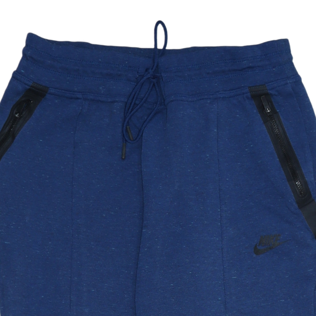 Nike Men's Blue Jogger Sweatpants M Regular Fit Zip Pocket Cotton Blend