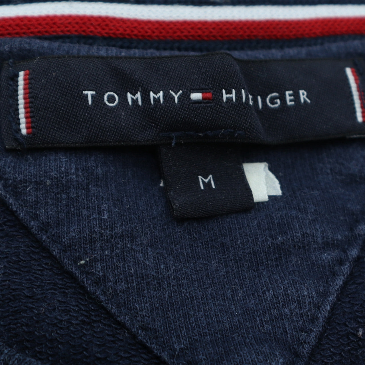 Tommy Hilfiger Men's Blue Cotton Crew Neck Sweatshirt Size M