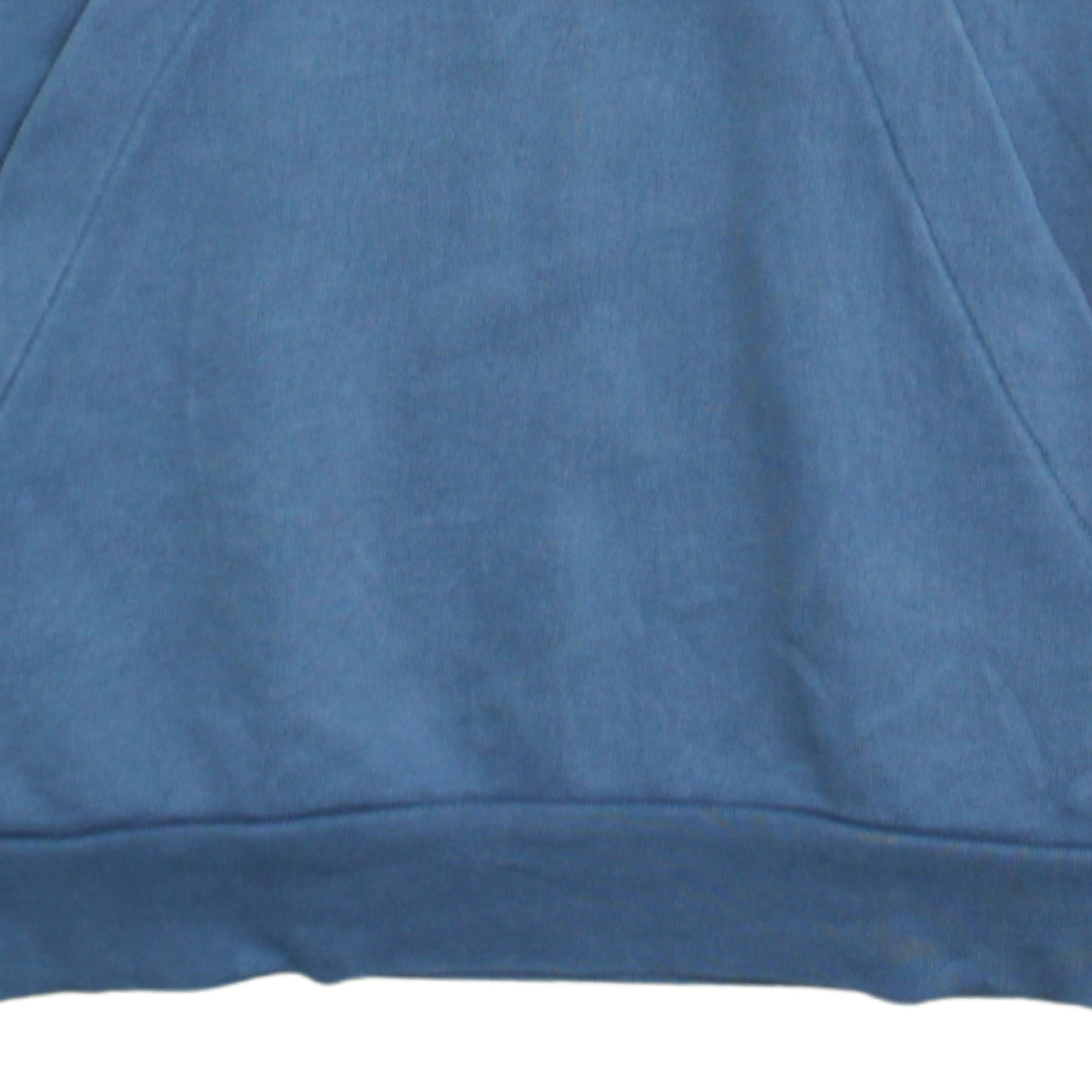 Adidas Men's Blue Pullover Hoodie Size L Regular Fit Logo Fleece