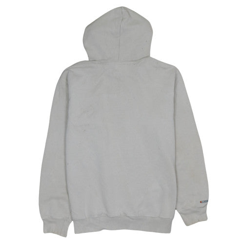 Ellesse Men's White Pullover Hoodie L Classic Logo Fleece Sweatshirt
