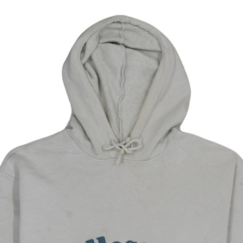 Ellesse Men's White Pullover Hoodie L Classic Logo Fleece Sweatshirt