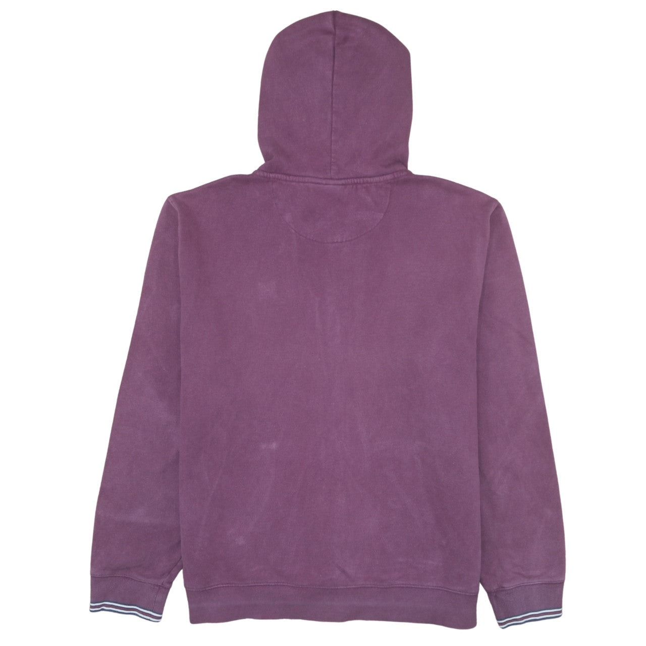 Fila Mens Purple Full Zip Hoodie XL Regular Fit Cotton Blend