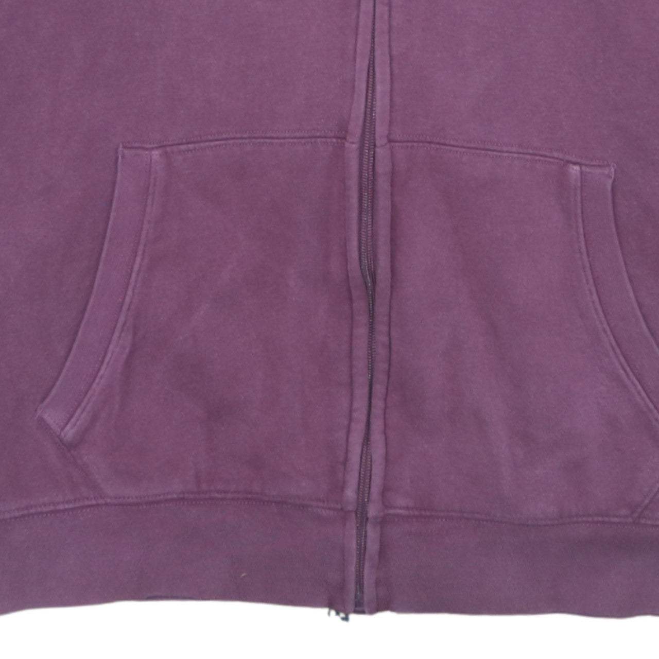 Fila Mens Purple Full Zip Hoodie XL Regular Fit Cotton Blend