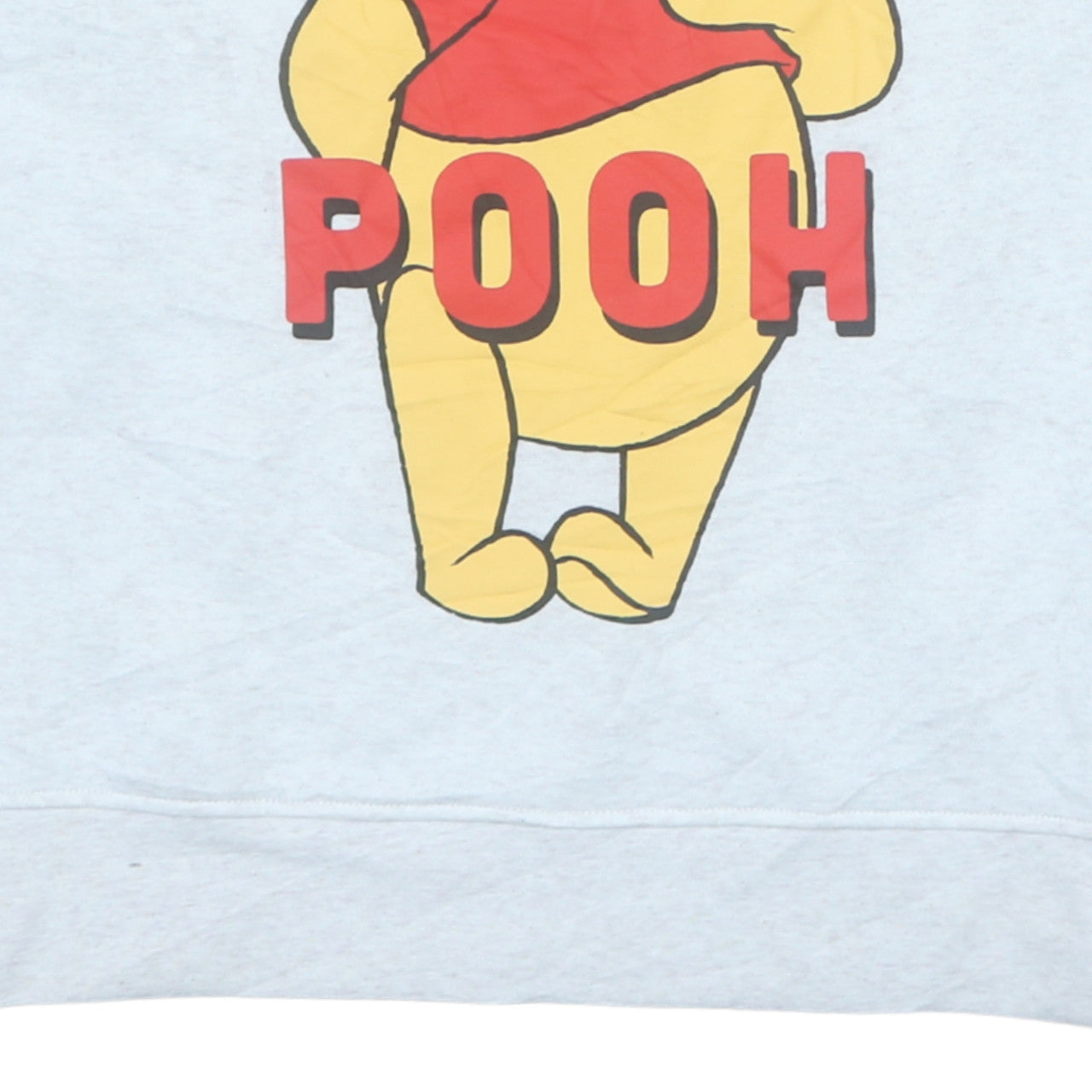 Disney Womens Grey Winnie the Pooh Pullover Sweatshirt Size L