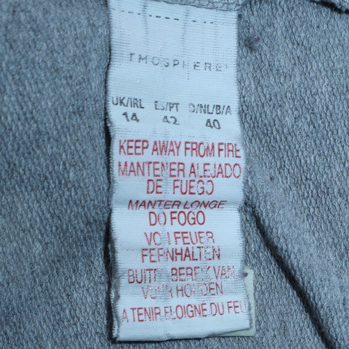 Atmosphere Guns N' Roses Grey Graphic Pullover Sweatshirt UK 14