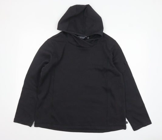 Regatta Women Black UK 20 Pullover Hoodie Outdoor Cotton Blend