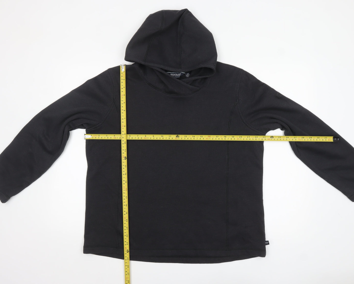 Regatta Women Black UK 20 Pullover Hoodie Outdoor Cotton Blend