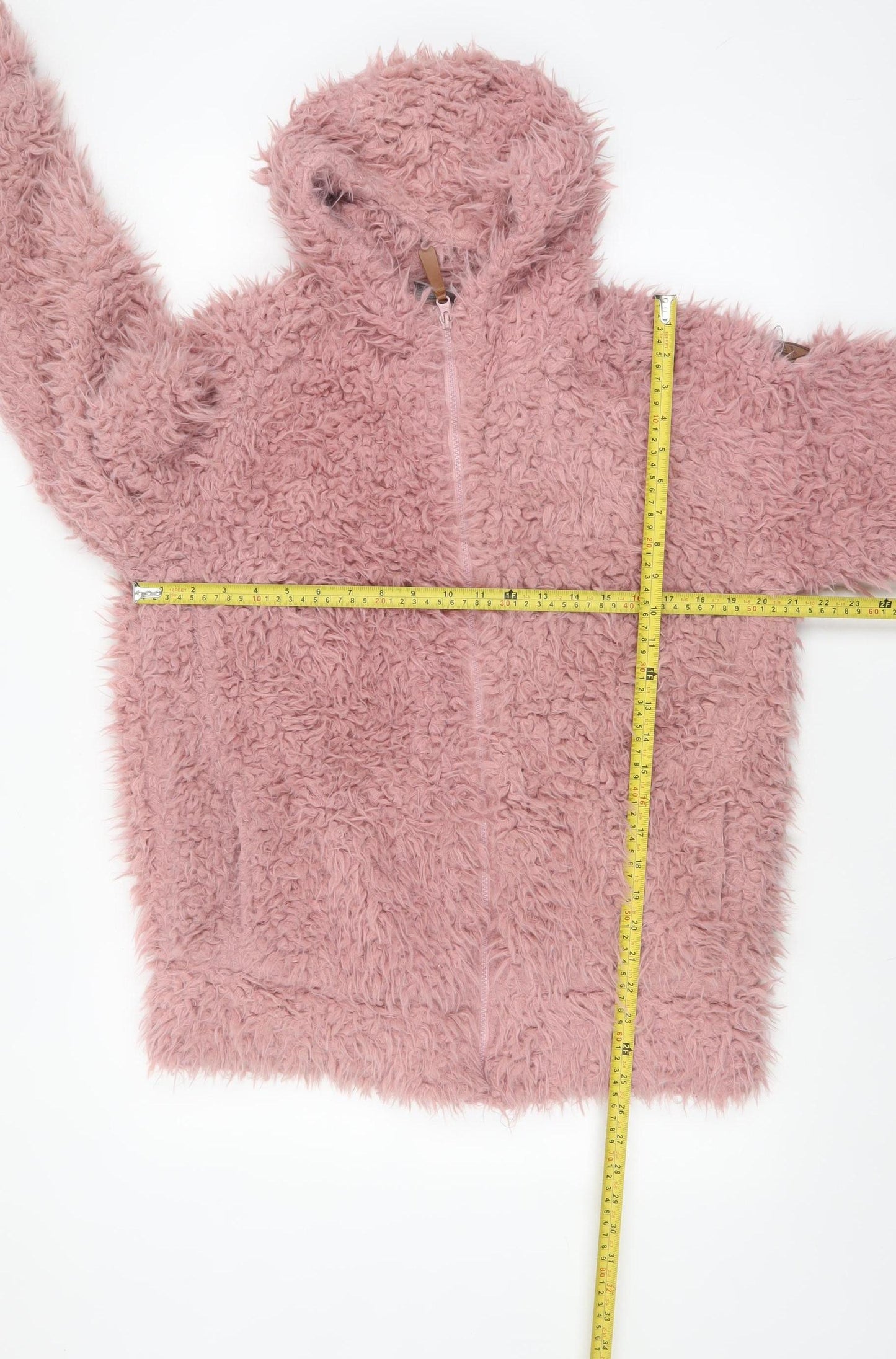 Trespass Womens Pink Full Zip Hooded Fleece Hoodie UK 14 L