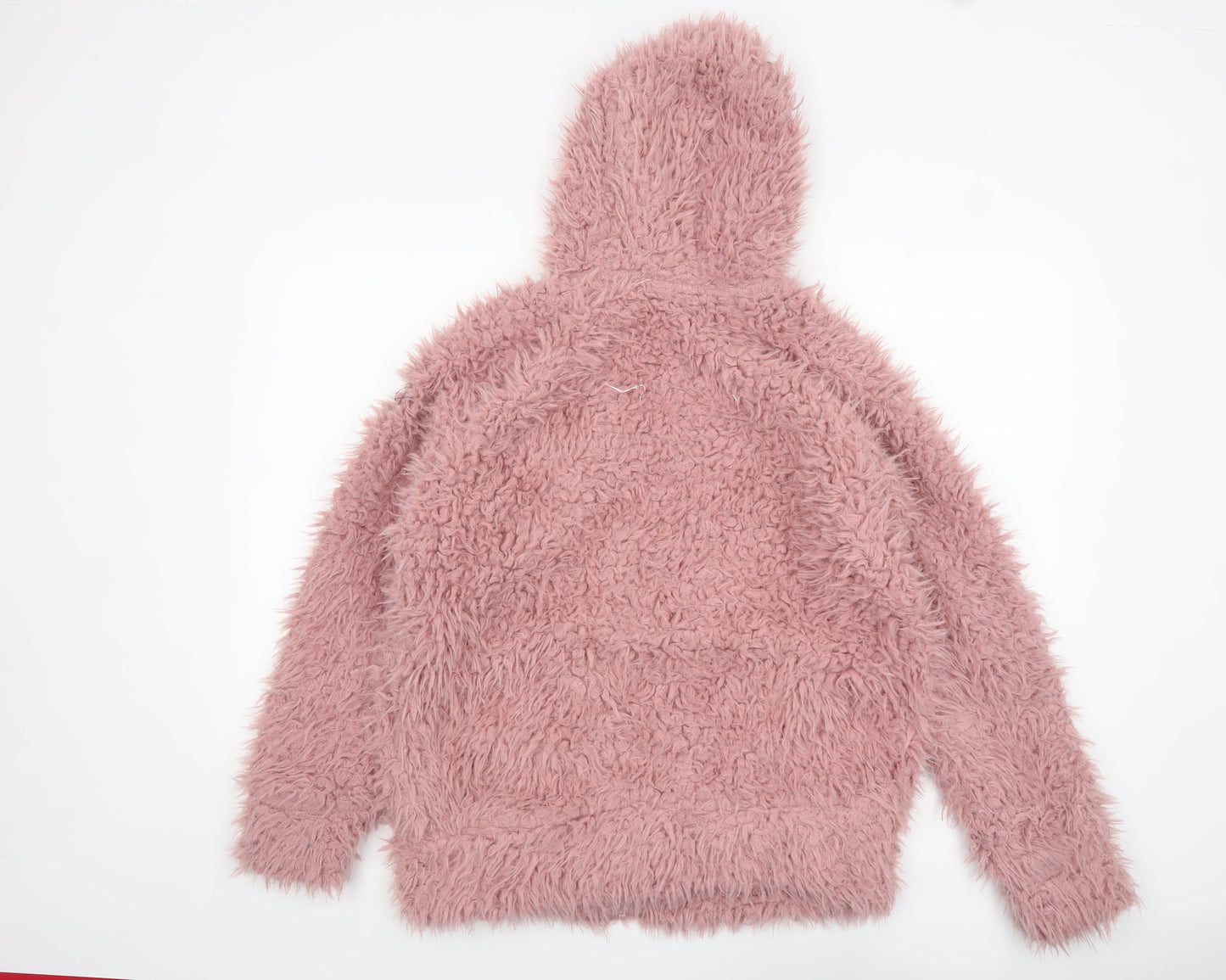 Trespass Womens Pink Full Zip Hooded Fleece Hoodie UK 14 L