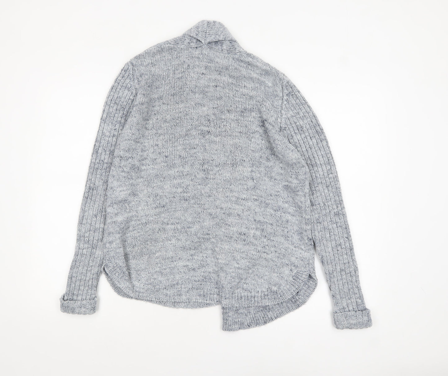 Marks and Spencer Women's Grey Size 16 Knit Open Cardigan