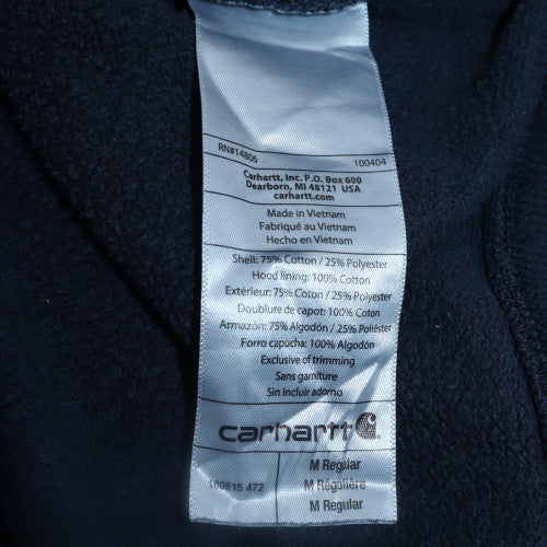 Carhartt Men’s Blue Pullover Hoodie M Regular Fit Workwear