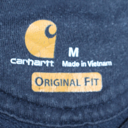 Carhartt Men’s Blue Pullover Hoodie M Regular Fit Workwear