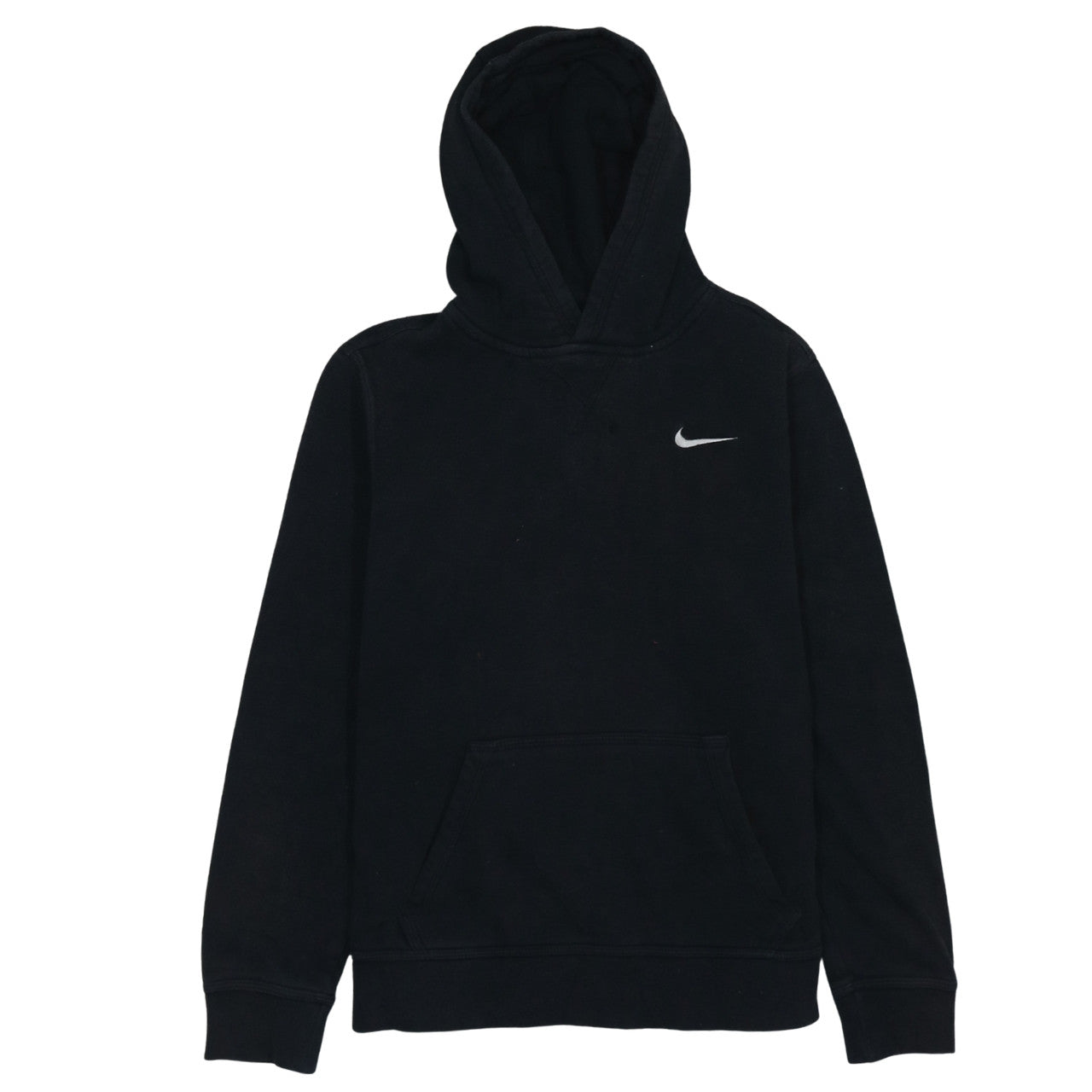 Nike Teens Black XL Pullover Fleece Hoodie with Logo