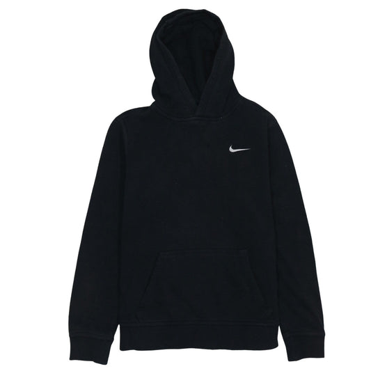 Nike Teens Black XL Pullover Fleece Hoodie with Logo