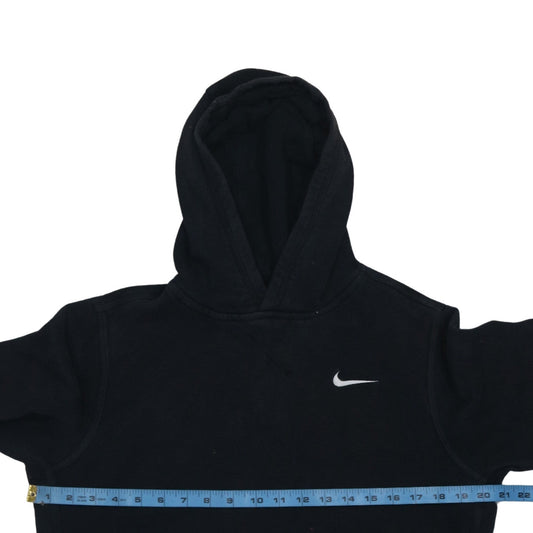 Nike Teens Black XL Pullover Fleece Hoodie with Logo