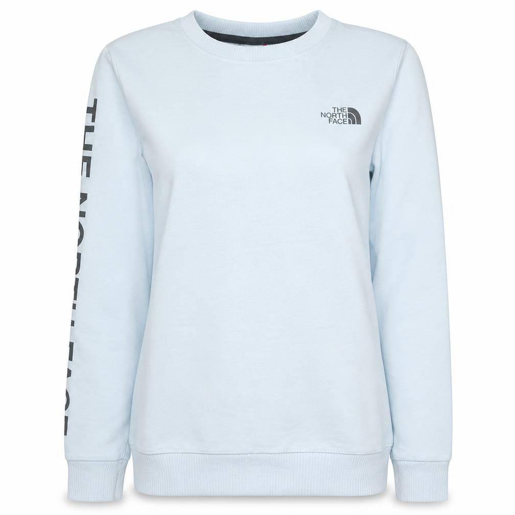 The North Face Womens White Crew Neck Pullover Sweatshirt S