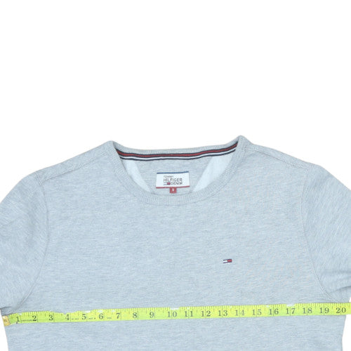 Tommy Hilfiger Denim Men's Grey Crew Neck Sweatshirt Size S