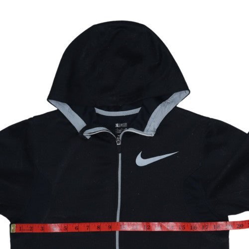 Nike Men's Black Small Full Zip Hoodie Sweatshirt Training Top