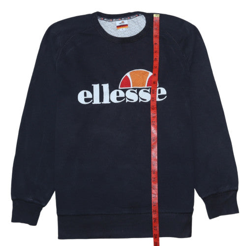 Ellesse Men's Black Medium Pullover Sweatshirt Crew Neck Logo