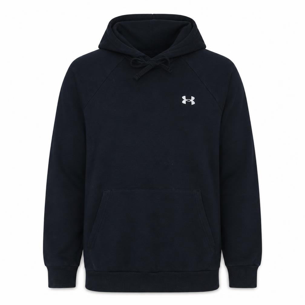 Under Armour Men's Black Small Pullover Hoodie Fleece Sweatshirt