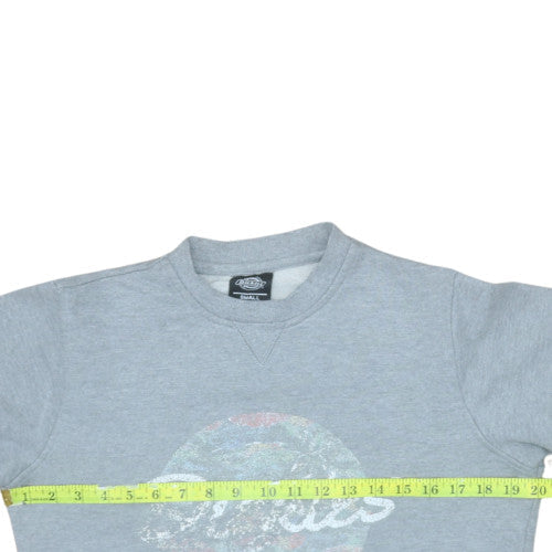 Dickies Men's Grey Small Logo Pullover Sweatshirt