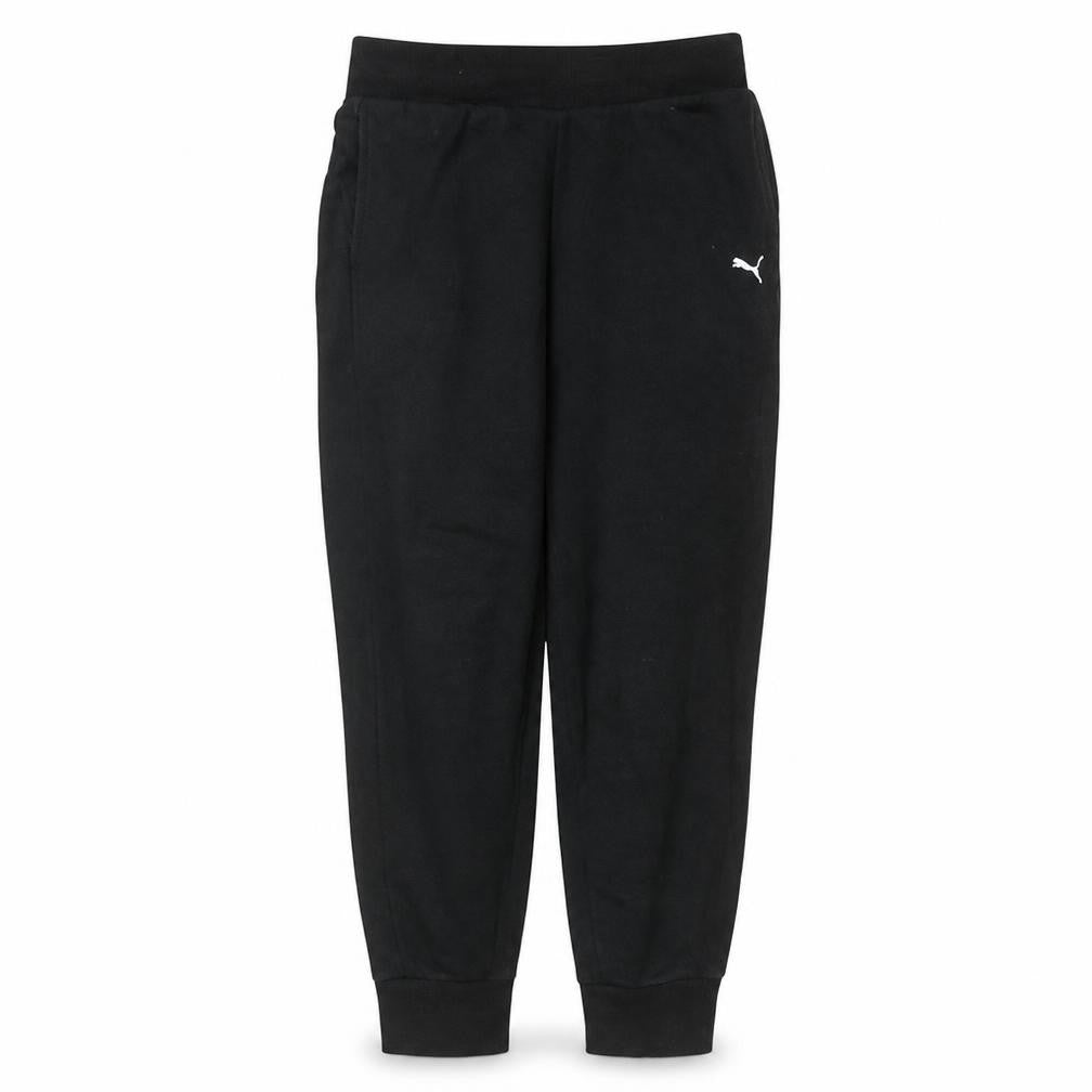 Puma Men's Black Jogger Sweatpants Size S Elastic Waist Tapered Fit