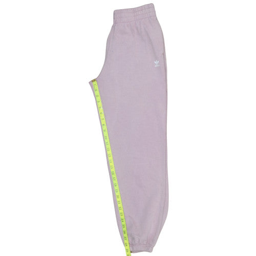 Adidas Womens Pink Sweatpants M Tapered Fleece Activewear Trousers