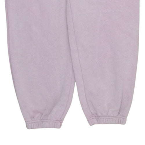 Adidas Womens Pink Sweatpants M Tapered Fleece Activewear Trousers