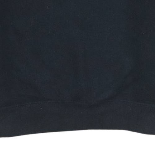 Champion Men’s Black Crew Neck Logo Sweatshirt Size S