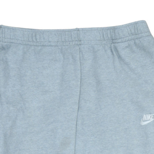 Nike Men's Grey Fleece Sweatpants L Regular Fit Elastic Waist