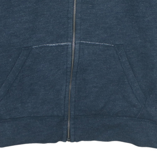 Ralph Lauren Men’s Blue Full Zip Hoodie 2XL Cotton Fleece