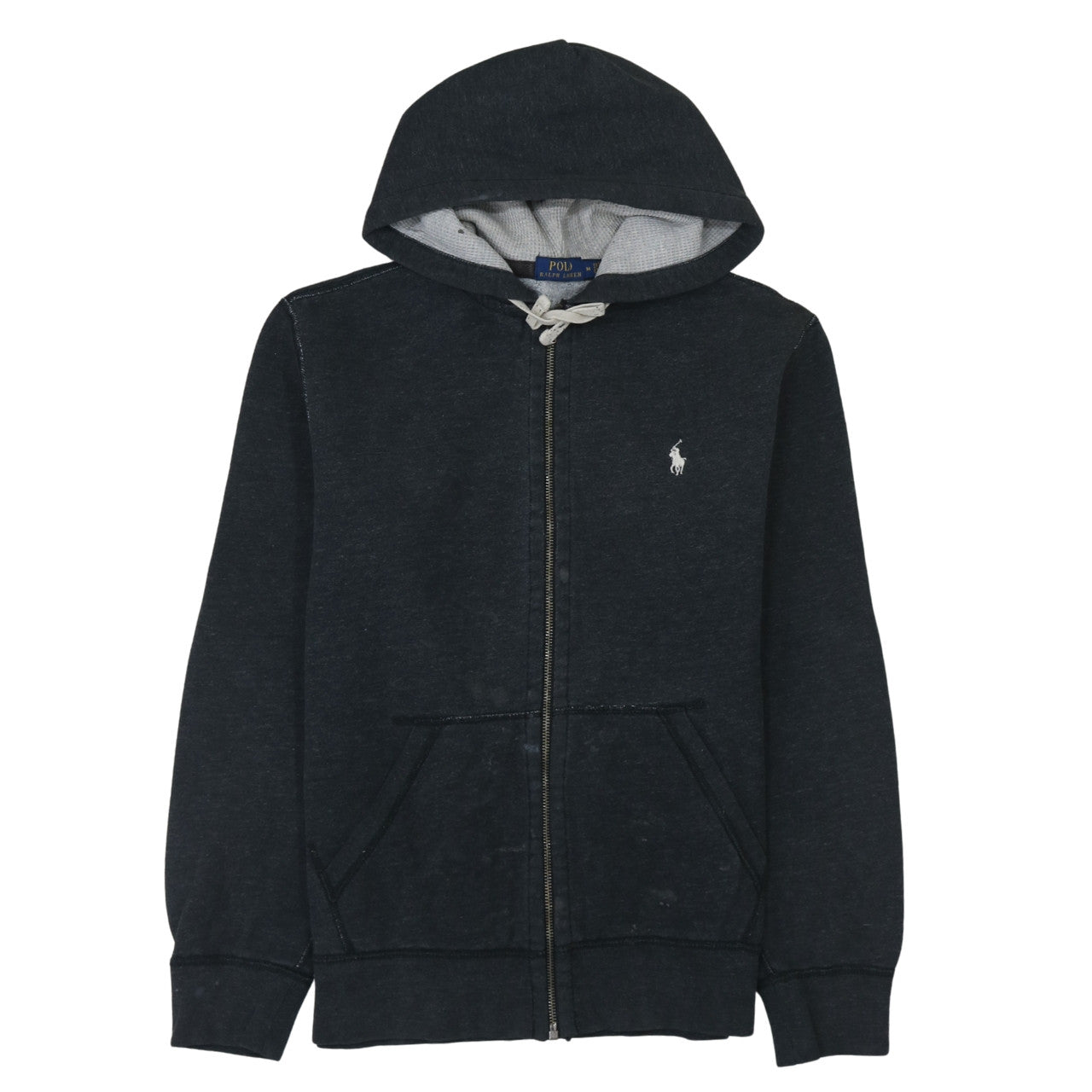 Polo Ralph Lauren Men's Black Full Zip Hoodie Size M