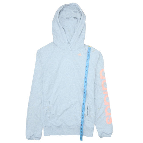 Adidas Women’s Light Blue Pullover Hoodie Size S Climalite
