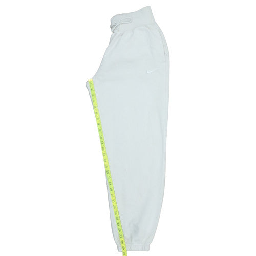Nike Men's White Fleece Jogger Sweatpants Size S Regular Fit