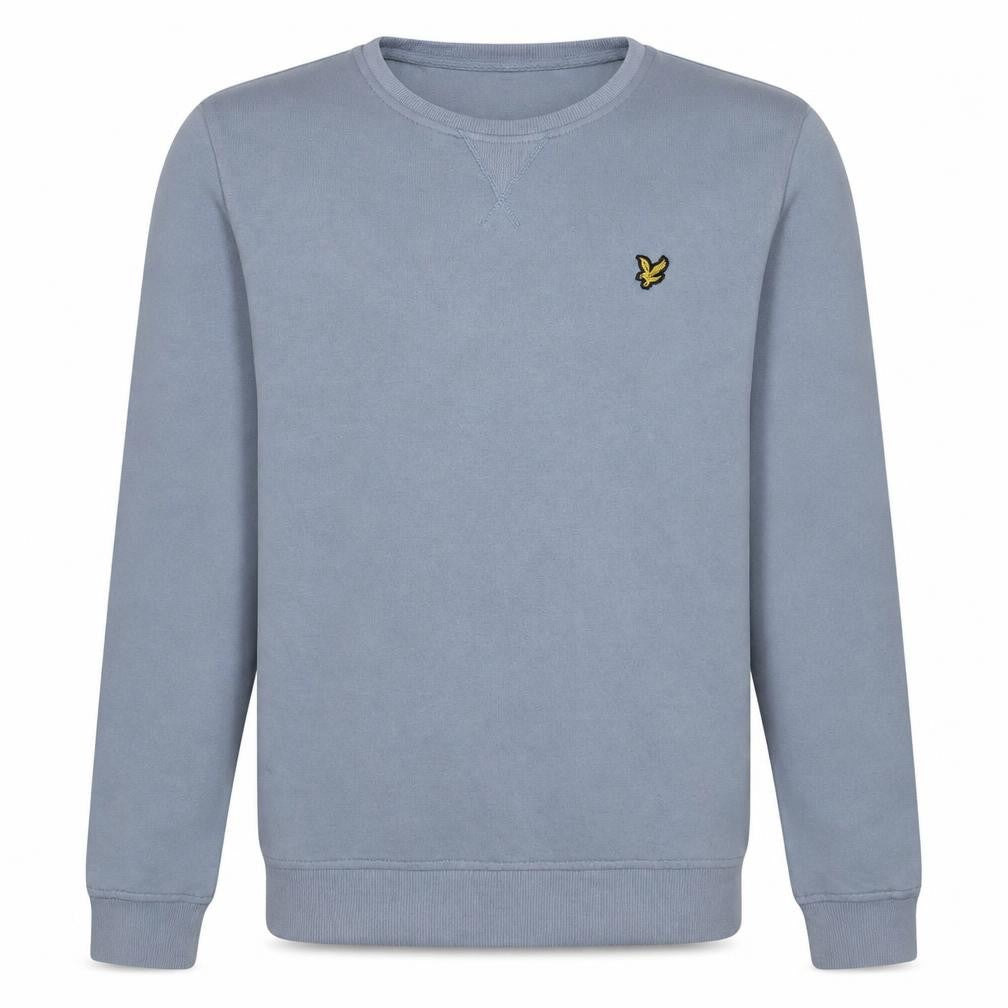 Lyle & Scott Men's Blue Crew Neck Cotton Sweatshirt Size L
