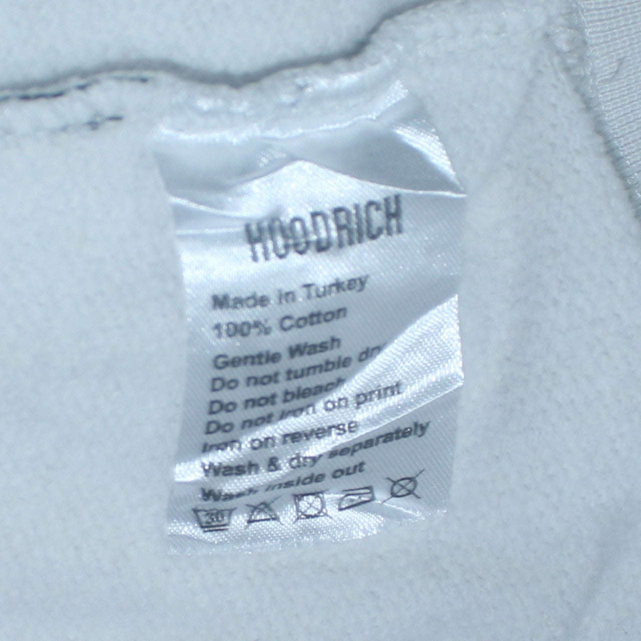 Hoodrich Men's Grey and Black Crew Neck Pullover Sweatshirt Small Cotton