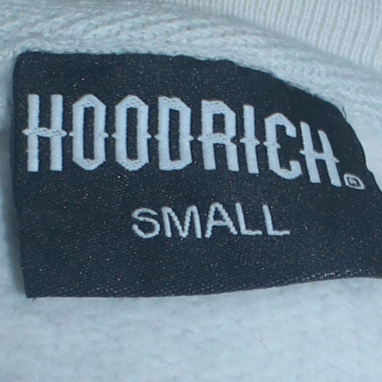 Hoodrich Men's Grey and Black Crew Neck Pullover Sweatshirt Small Cotton