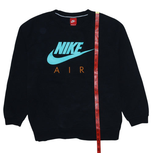 Nike Men's Black XL Pullover Sweatshirt Crew Neck Graphic Logo